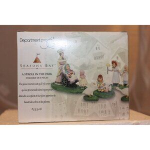 Dept 56 Seasons Bay Village - A Stroll in the Park